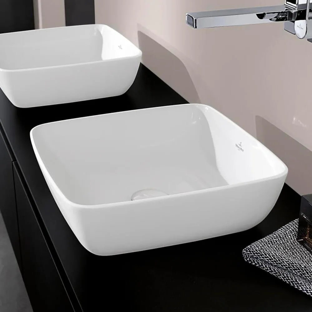 Умывальник для установки на столешницу Villeroy & Boch Artis 41х41 без перелива (41784101) Фото - 3