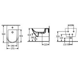 Біде Villeroy & Boch Subway 3.0 37,5x56см, White Alpin (44700001) Фото - 1