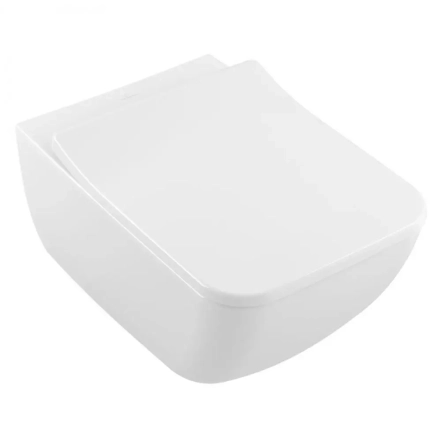 Унитаз подвесной Villeroy&Boch Venticello с сиденьем Soft Close, QuickRelease 9M79S101 (4611RS01)