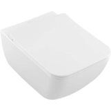 Унітаз підвісний Villeroy&Boch VERITY LINE з кришкою SlimSeat білий (4615RL01)