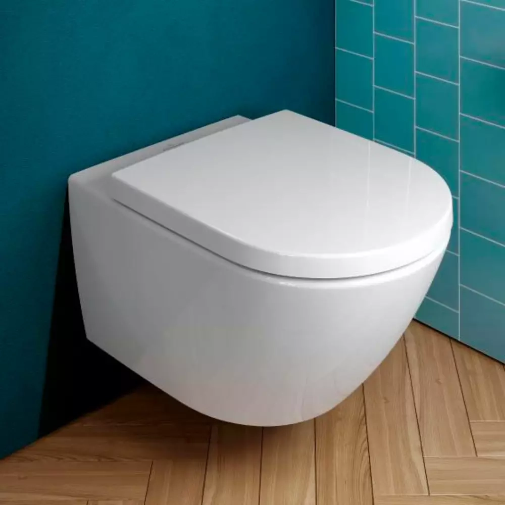 Унитаз подвесной Villeroy&Boch Subway 3.0 с сиденьем Soft Close (4670TS01) Фото - 2