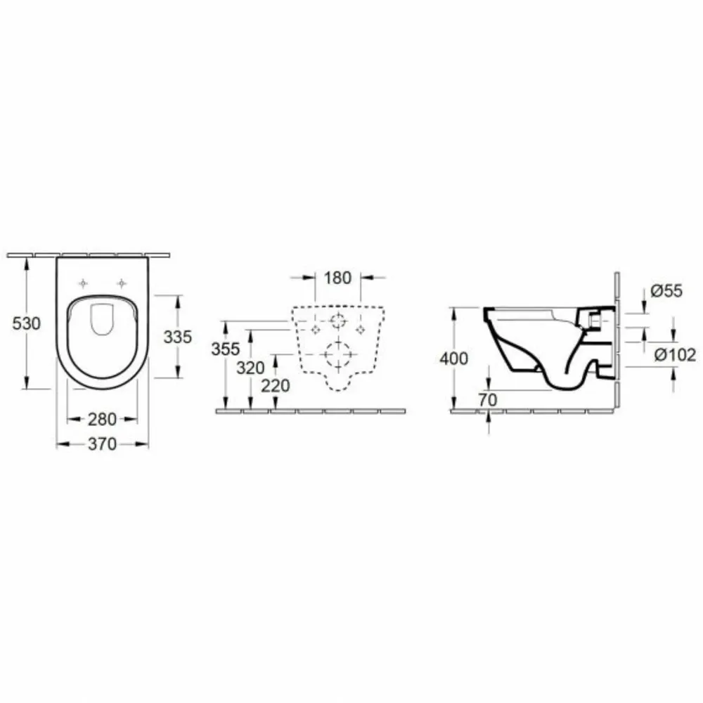 Унитаз подвесной Villeroy&Boch Omnia Architectura с крышкой 98M9C101 Soft-close (4694HR01) Фото - 2