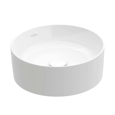 Умывальник для установки на столешницу Villeroy & Boch Collaro d40, CeramicPlus, White Stone (4A1840RW)
