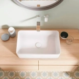 Умывальник для установки на столешницу Villeroy & Boch Collaro 56х36 (4A205601) Фото - 2