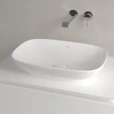 Умивальник на стільницю Villeroy & Boch Loop & Friends 560x380 мм White Alpin (4A490101) Фото - 1
