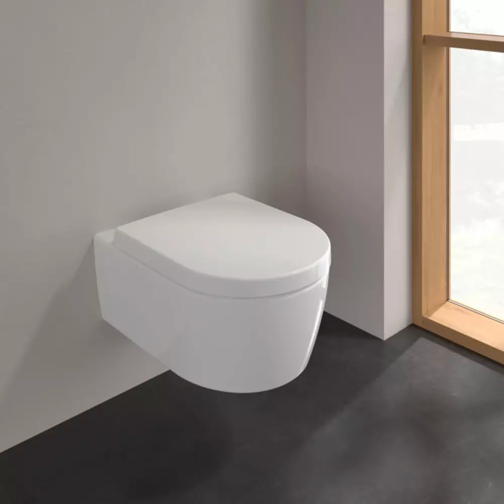 Унітаз підвісний Villeroy&Boch Avento DirectFlush із сидінням Soft Close, QuickRelease (5656HR01) Фото - 2