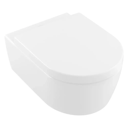 Унитаз подвесной Villeroy&Boch Avento DirectFlush с сиденьем Soft Close, QuickRelease (5656HR01)