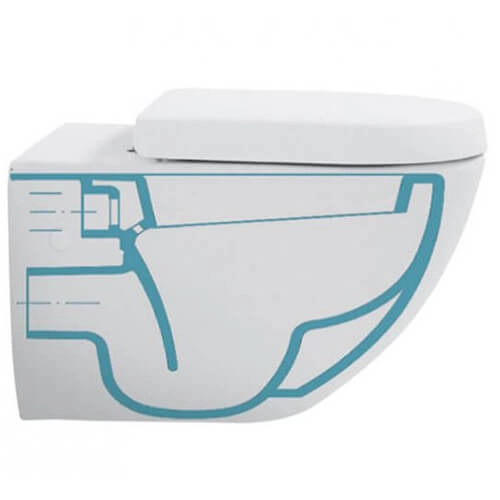 Подвесной унитаз Villeroy&Boch O.Novo Rimless Directflush (5660R001) Фото - 2
