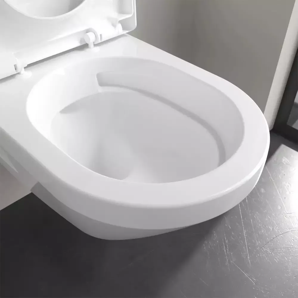 Унітаз підвісний Villeroy&Boch Architectura з кришкою Soft Close та змивом Twistflush, білий глянець (5684CL01) Фото - 3
