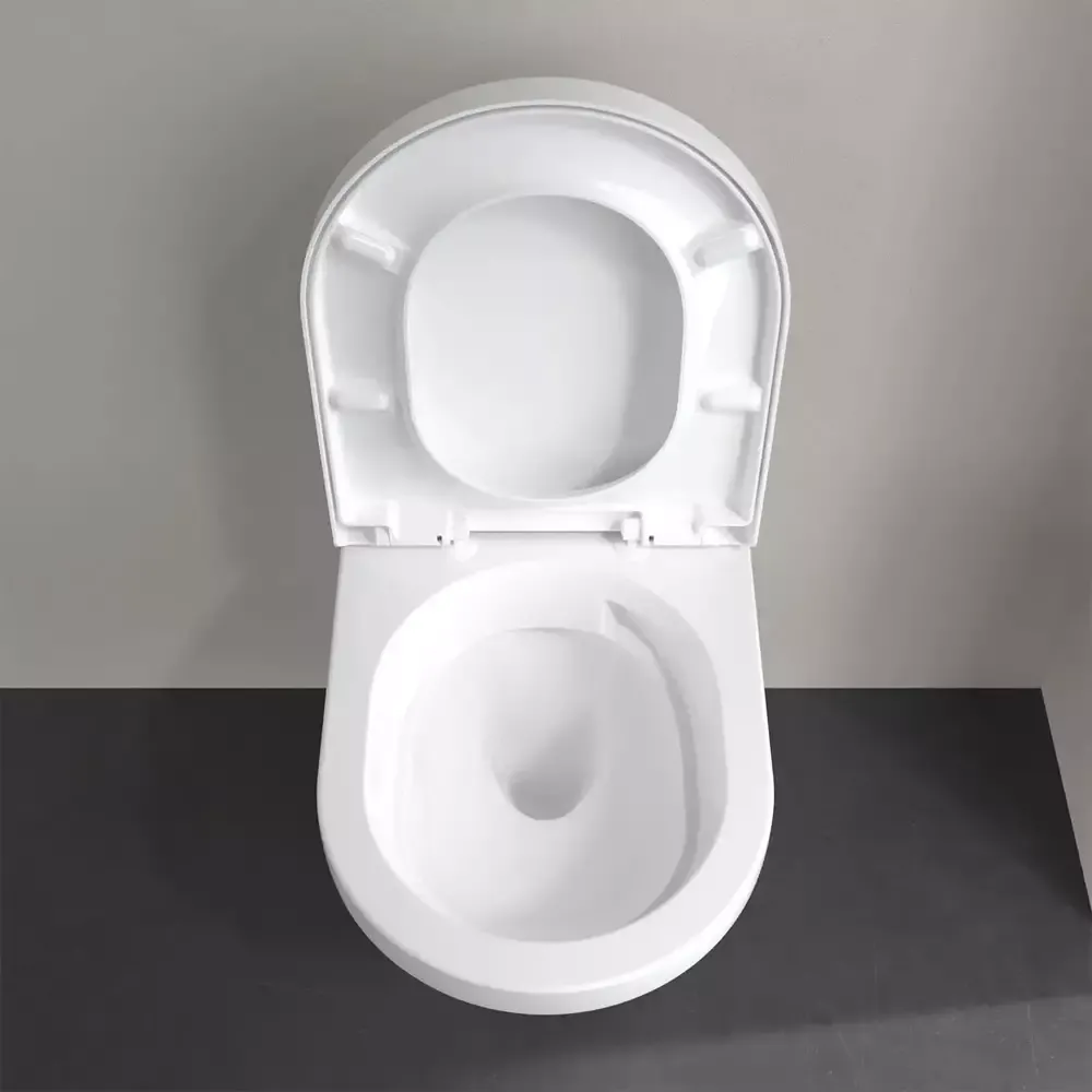 Унітаз підвісний Villeroy&Boch Architectura з кришкою Soft Close та змивом Twistflush, білий глянець (5684CL01) Фото - 4