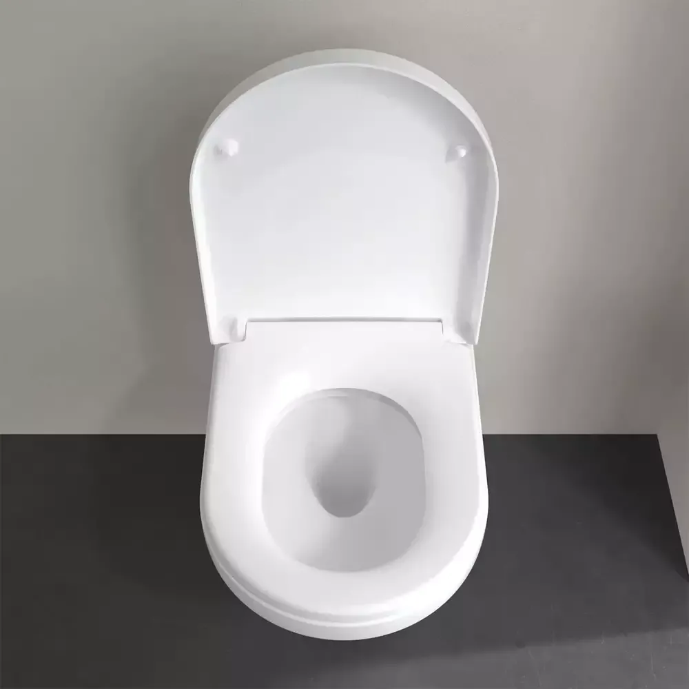 Унітаз підвісний Villeroy&Boch Architectura з кришкою Soft Close та змивом Twistflush, білий глянець (5684CL01) Фото - 5