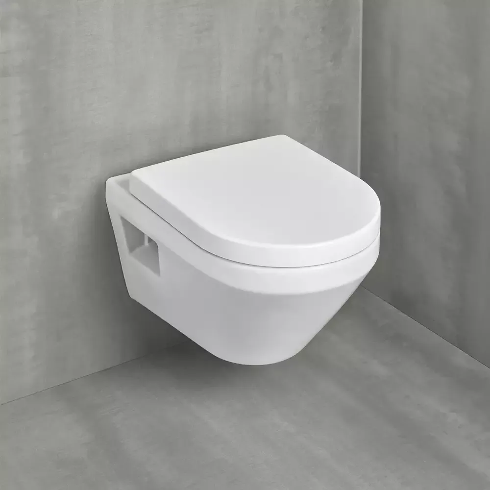 Унітаз підвісний Villeroy&Boch Architectura з кришкою Soft Close та змивом Twistflush, білий глянець (5684CL01) Фото - 7