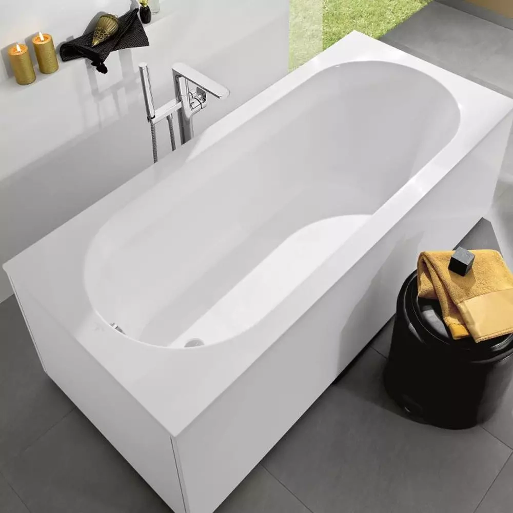 Ванна квариловая Villeroy&Boch Oberon 170х70 см с ножками (uBQ177OBE2V-01) Фото - 2
