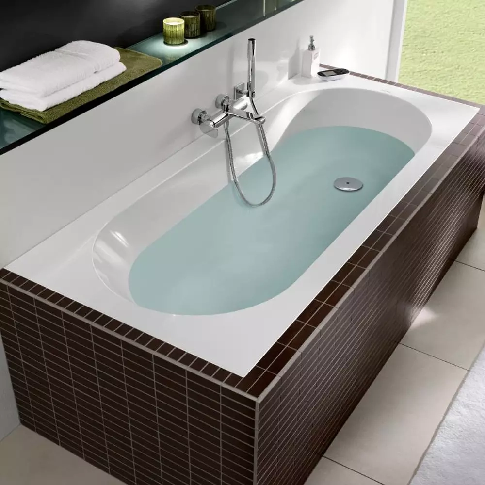 Ванна квариловая Villeroy&Boch Oberon 170х70 см с ножками (uBQ177OBE2V-01) Фото - 4