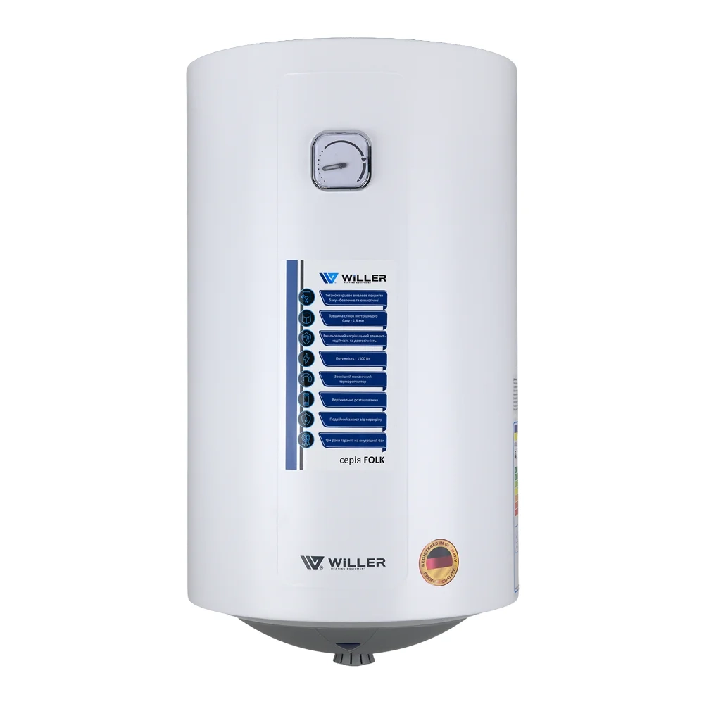 Бойлер Willer EV50R-FOLK вертикальный