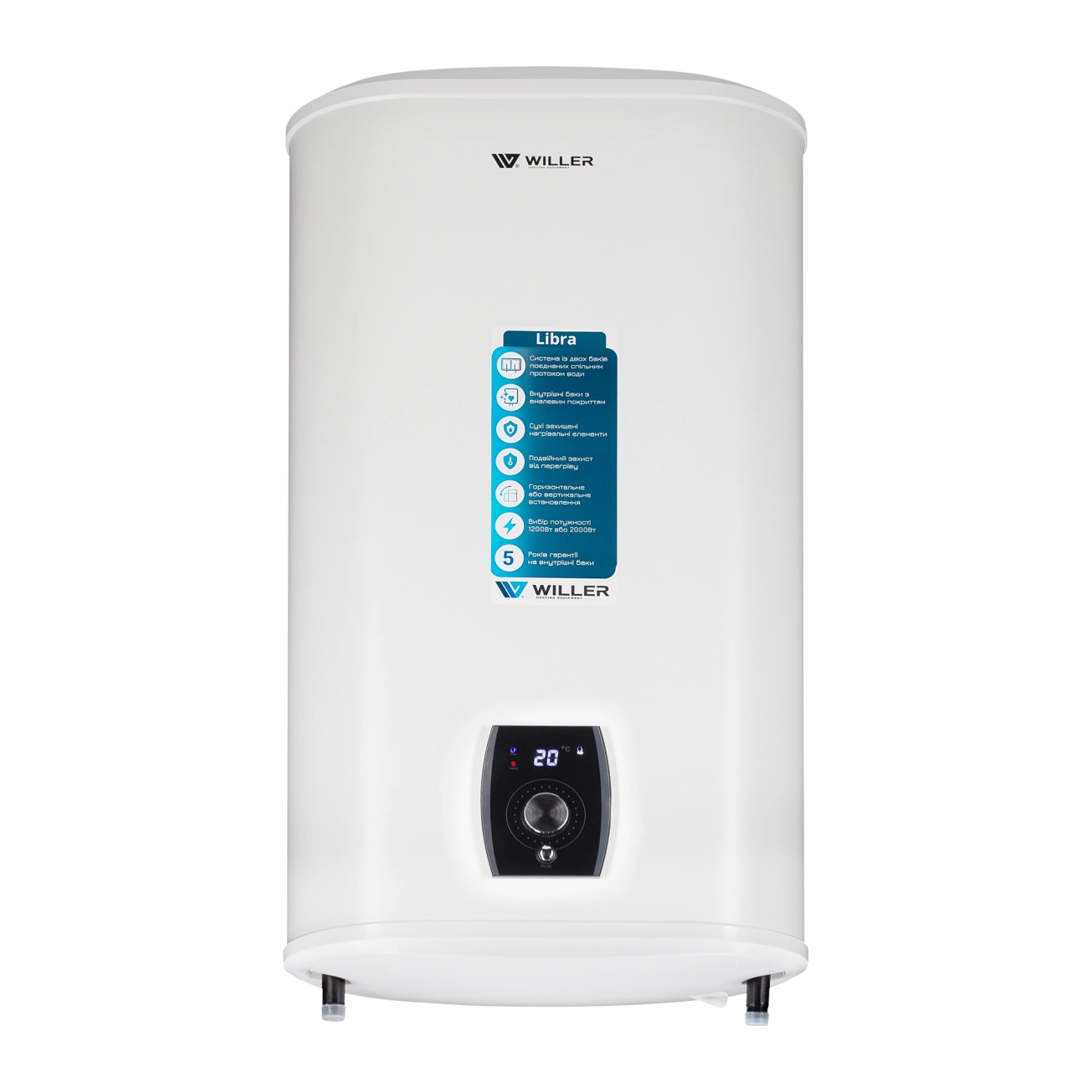 Бойлер электрический Willer EVH100DRI-Libra