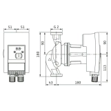 Циркуляционный насос Wilo Yonos MAXO-Z 30/0,5-7 (2175540) Фото - 1