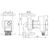Циркуляційний насос Wilo Yonos MAXO-Z 50/0,5-9 (2175544) Фото - 1