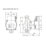 Циркуляційний насос WILO VARIOS PICO-STG 15/1-13 (4232746) Фото - 1