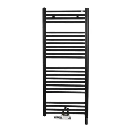 Рушникосушка комбінована Zehnder Virando 500x1226 мм чорний матовий (AB-120-050-05-9017-HOTS-MB)