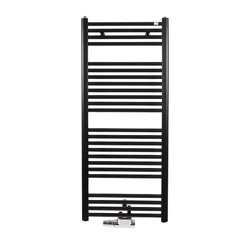 Рушникосушка водяна Zehnder Virando 500x1226 мм чорний матовий (AB-120-050-05-9017)