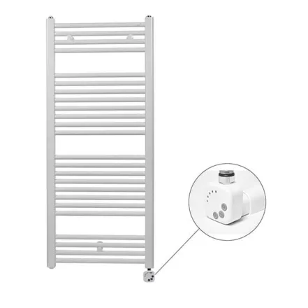 Полотенцесушитель электрический Zehnder Virando 600x1226 мм скрытый белый (AB-120-060-9016-HEC-HID)