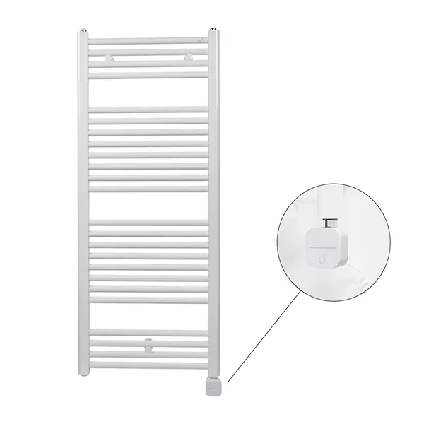 Полотенцесушитель электрический Zehnder Virando 600x1226 мм WiFi с кабелем. белый (AB-120-060-9016-NEX-SC)