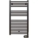 Полотенцесушитель электрический Zehnder Aura 906x500 мм черный матовый, с кабелем (PBEBZ-090-50-MQ-SC)