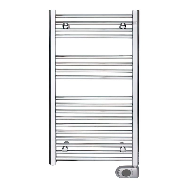 Рушникосушка електрична Zehnder Aura 786x500 мм хром, з кабелем (PBECZ-080-50-HEC-SC)