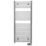 Полотенцесушитель электрический Zehnder Aura 1200x500 мм хром, с кабелем (PBECZ-120-50-HEC-SC)