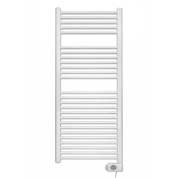 Рушникосушка електрична Zehnder Aura 1226x500 мм білий, з кабелем (PBEZ-120-50-MQ-SC)
