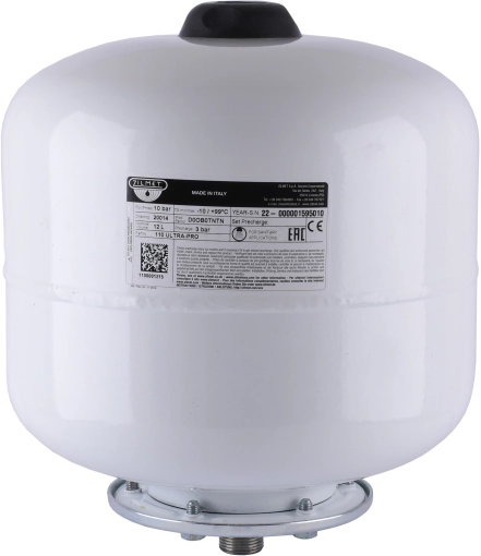 Гидроаккумулятор со сменной мембраной Zilmet ULTRA-pro 10bar, белый, 12л