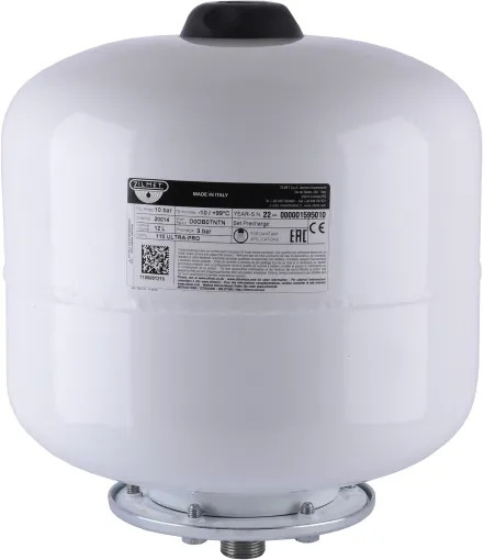 Гідроакумулятор зі змінною мембраною Zilmet ULTRA-pro 10bar, білий, 12л 