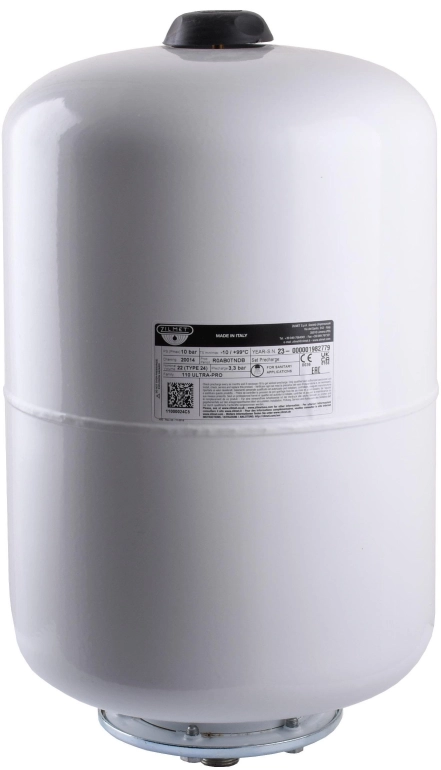 Гідроакумулятор зі змінною мембраною Zilmet ULTRA-pro 10bar, білий, 24л