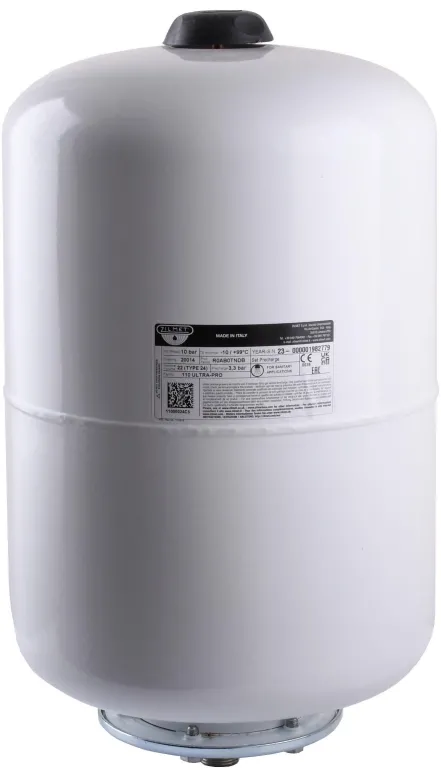 Гідроакумулятор зі змінною мембраною Zilmet ULTRA-pro 10bar, білий, 24л