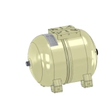 Гидроаккумулятор Zilmet HYDRO-PLUS 24 л 1" нержавейка NPT горизонтальный Ø300 10 bar -10+99°C