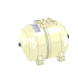 Гідроакумулятор Zilmet  HYDRO-PLUS 50 л 1" нержавійка NPT горизонтальний Ø380  10 bar -10/+99°C 