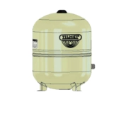 Гідроакумулятор Zilmet  HYDRO-PLUS 50 л 1" нержавійка NPT на ніжках  Ø380  10 bar  -10/+99°C