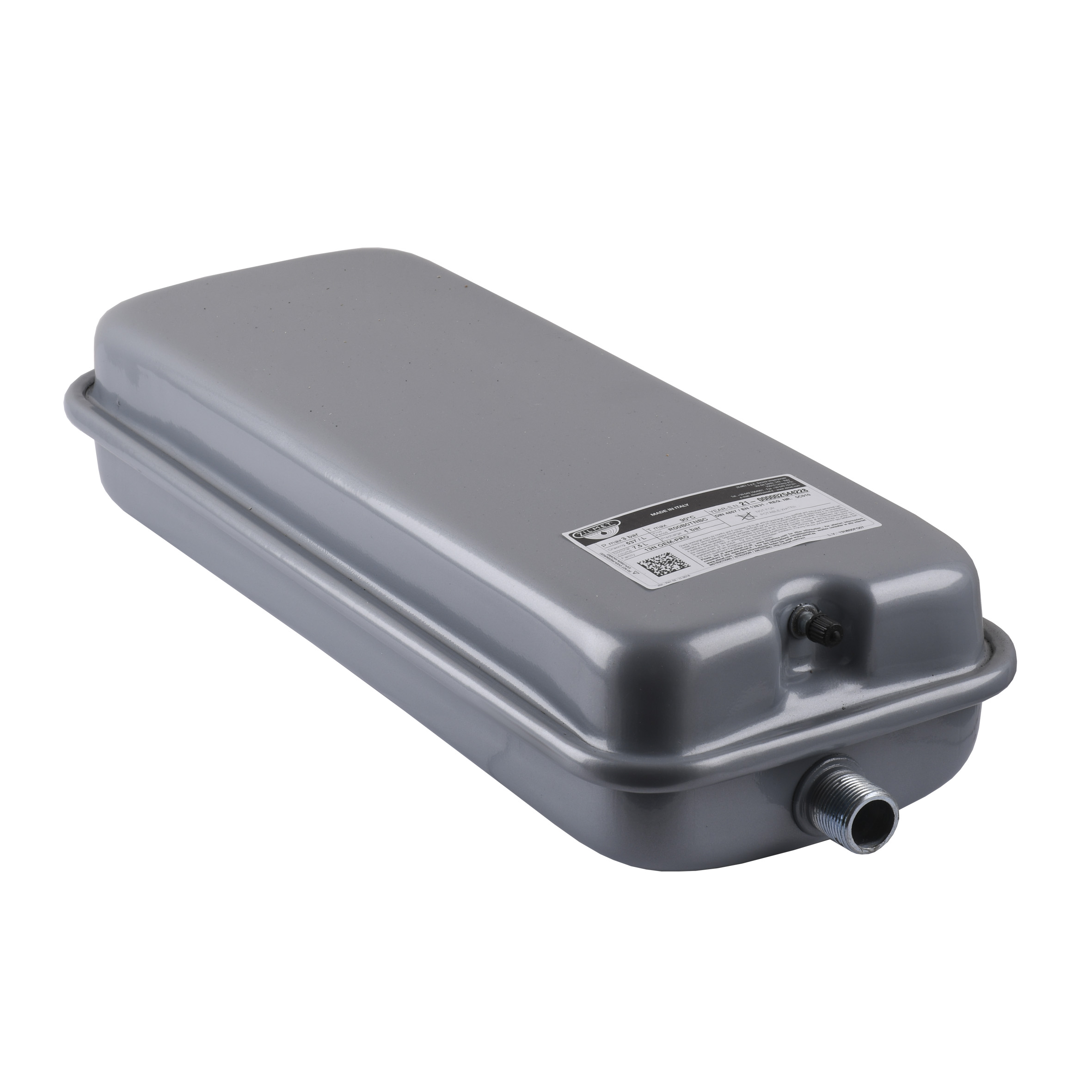 Бак Zilmet oem-pro для монтажу в котли, 7.5л 3/4″ 3bar прямокутний, арт. 537 (13N600FG07)