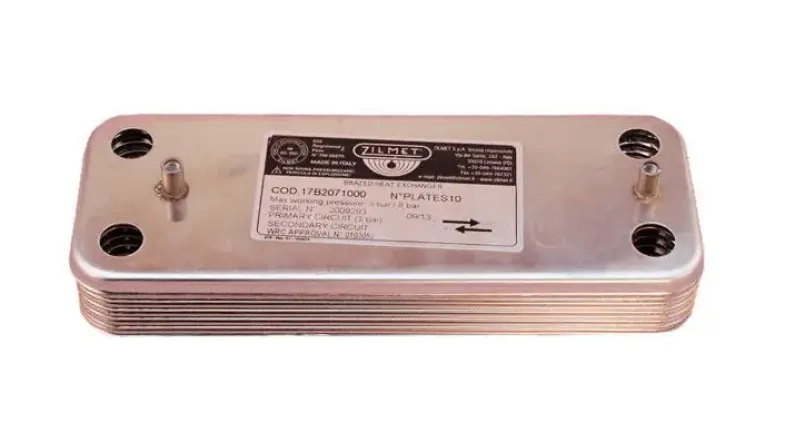 Теплообмінник Zilmet ZB 190, 10 пл. (INOX AISI 316L)(17B1901000)