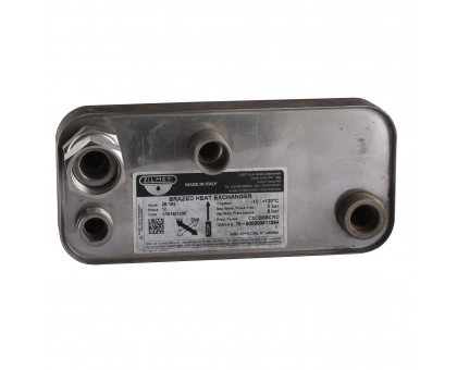 Теплообмінник Zilmet ZB 195, 12 пл. (INOX AISI 316L)(17B1951200)