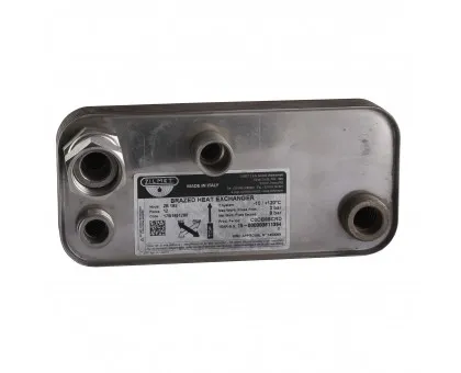 Теплообмінник Zilmet ZB 195, 12 пл. (INOX AISI 316L)(17B1951200)