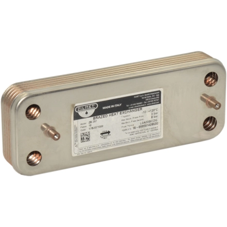 Теплообменник Zilmet ZB 207, 10 пл. (INOX AISI 316L) (17B2071000)