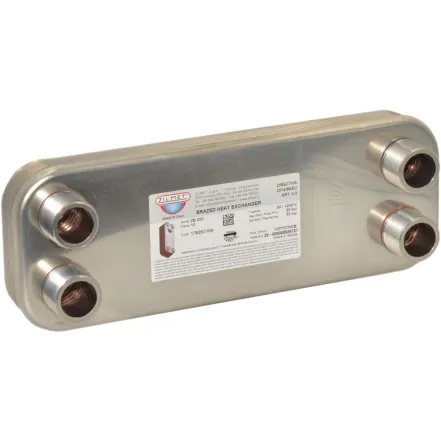 Теплообмінник Zilmet ZB 250, 10 пл. (INOX AISI 316L)(17B2501004)