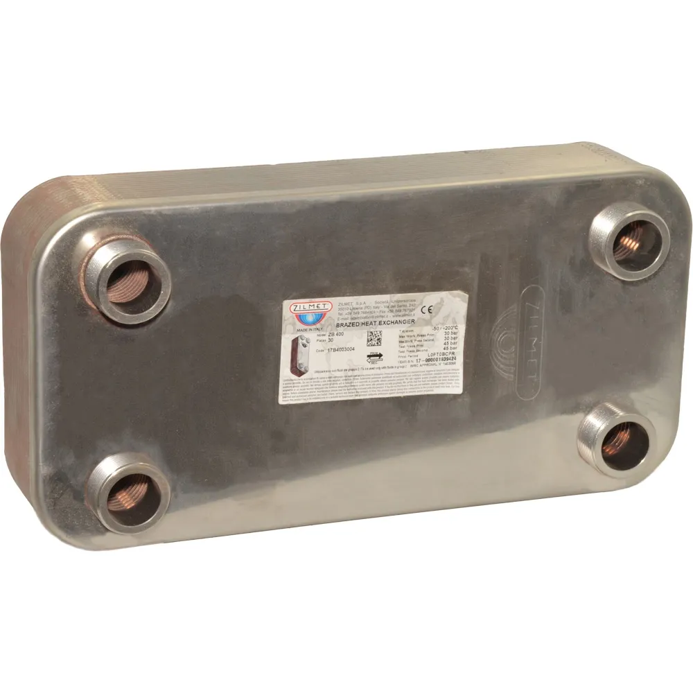 Теплообменник Zilmet ZB 400, 30 пл. (INOX AISI 316L)(17B4003004)