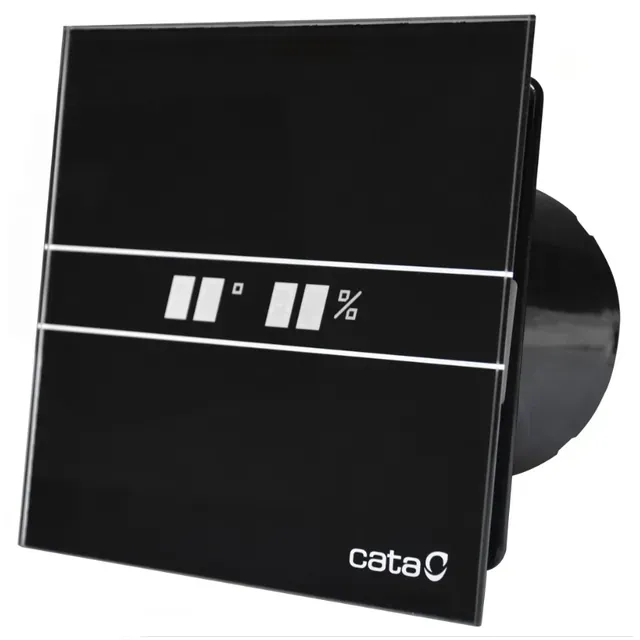 Вытяжной вентилятор Cata E-100 GTH BK Фото - 2