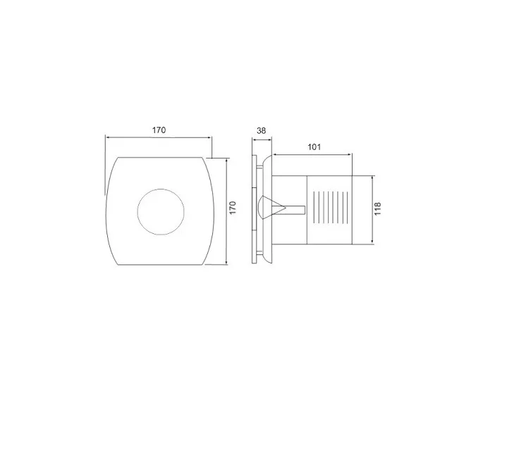 Вытяжной вентилятор Cata X-MART 10 HYGRO Фото - 3