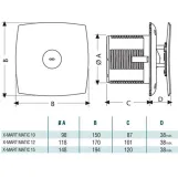 Вытяжной вентилятор Cata X-MART 10 MATIC T Фото - 3