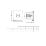 Вытяжной вентилятор Cata X-MART 12 HYGRO Фото - 4