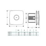 Вытяжной вентилятор Cata X-MART 15 INOX T Фото - 6